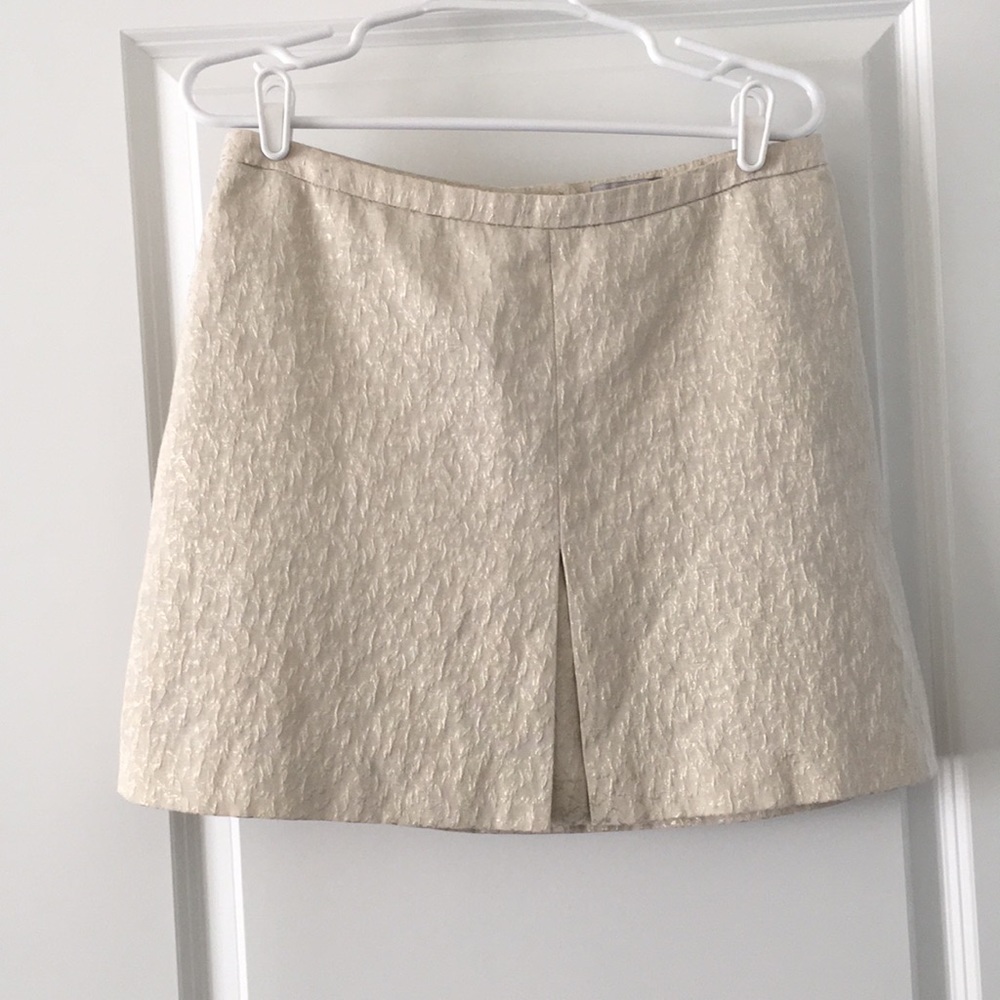 Mini Skirt, Cream - Size 10